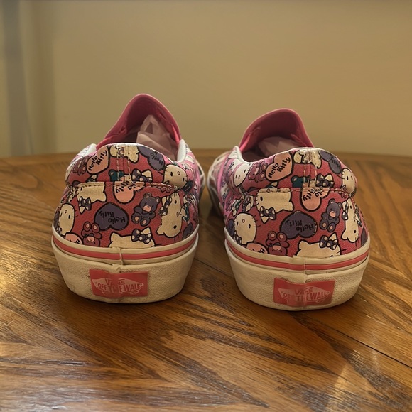 Hello Kitty x Vans Slip Ons Pink / White W10.5 | M9 GUC - Picture 7 of 17